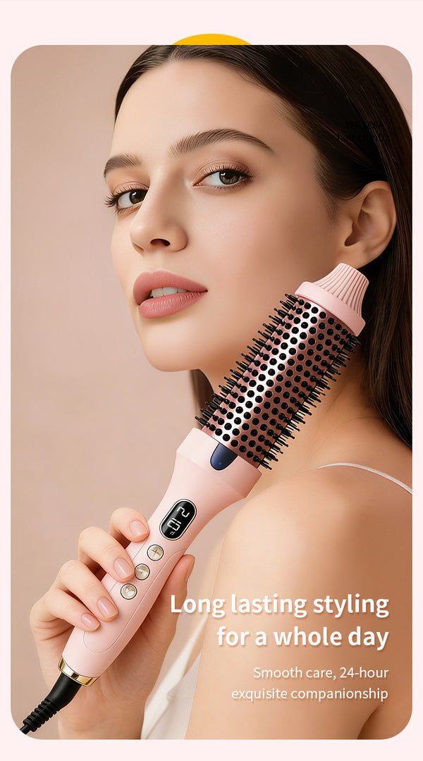 PTC Infrared Heated Curling Iron Brush